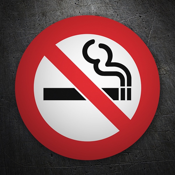 Pegatinas: Pegatina Prohibido Fumar