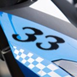 Pegatinas: Número 6 2