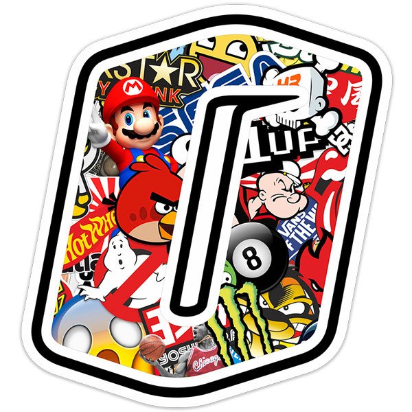 Pegatinas: Número 0 Stickerbomb
