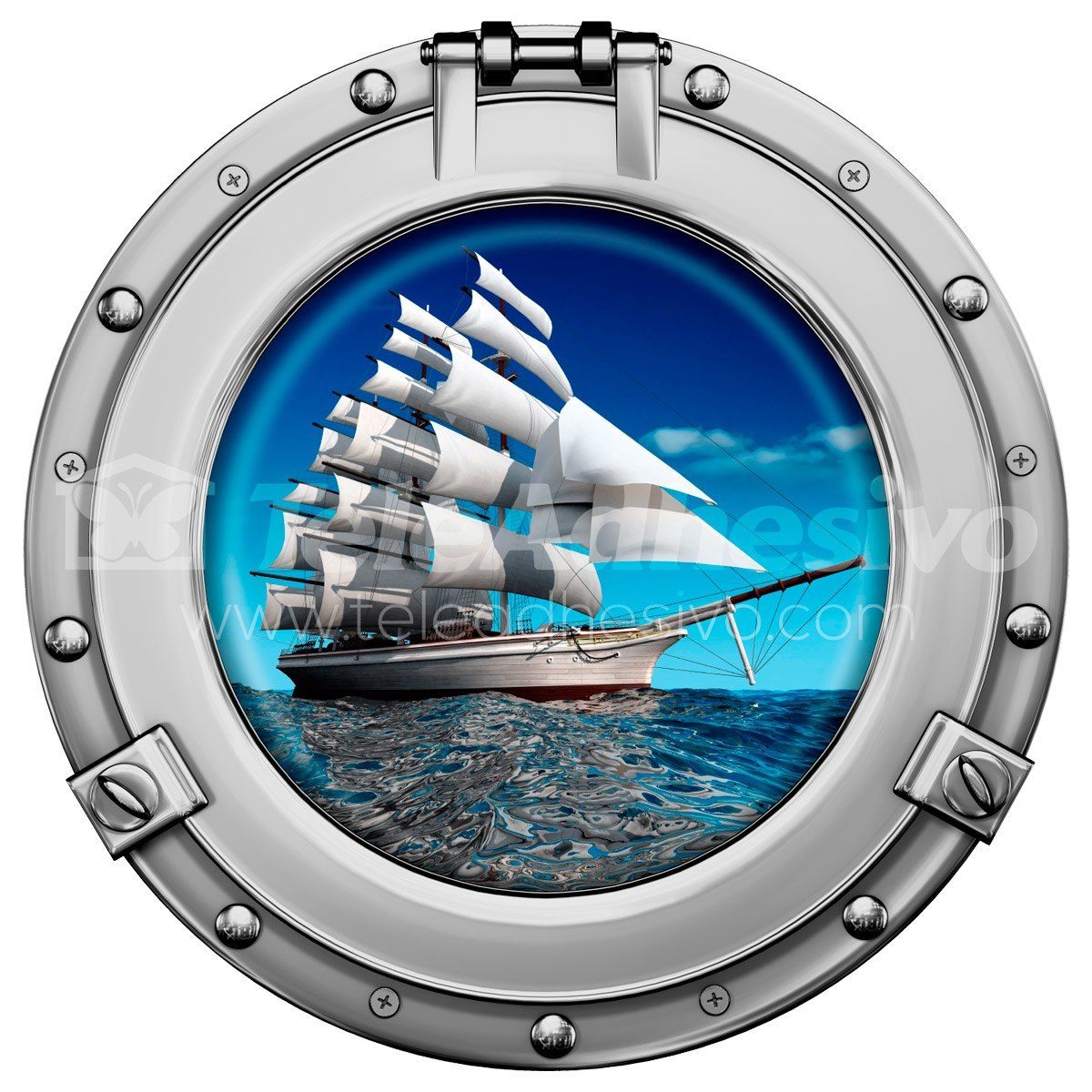 Vinilos Decorativos: Ojo de buey barco velero