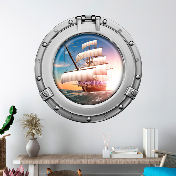 Vinilos Decorativos: Barco Velero Pirata