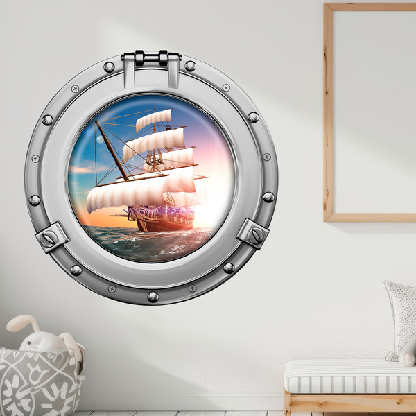 Vinilos Decorativos: Barco Velero Pirata