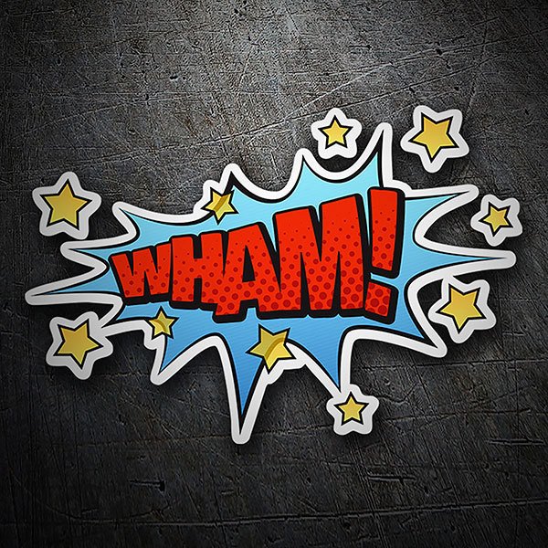 Pegatinas: WHAM! rojo