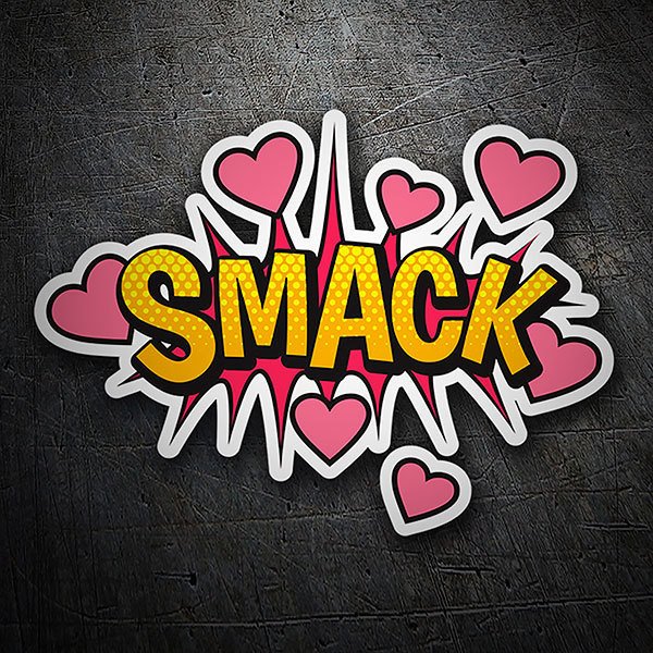 Pegatinas: SMACK! amarillo