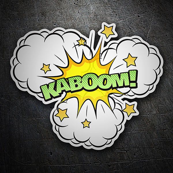 Pegatinas: KABOOM! verde