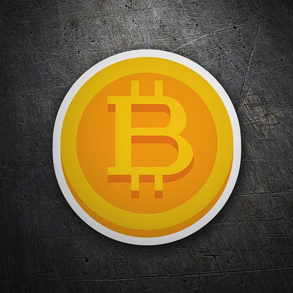 Pegatinas: Bitcoin Symbol