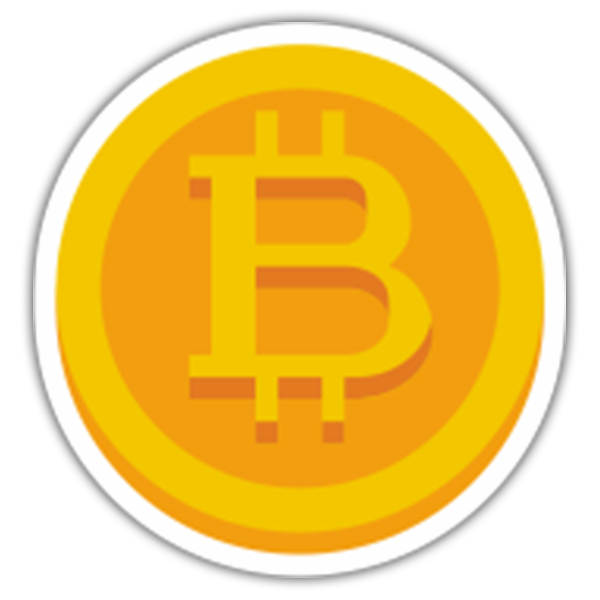 Pegatinas: Bitcoin Symbol