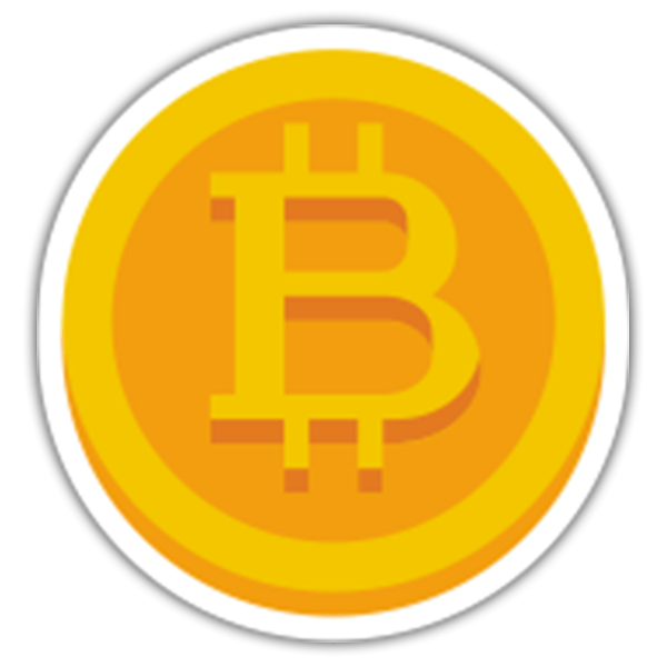 Pegatinas: Bitcoin Symbol 0