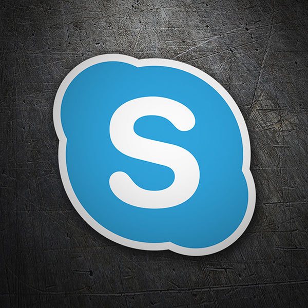 Pegatinas: Skype Icono