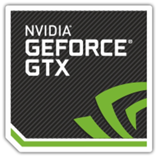 Pegatinas: NVIDIA GeForce GTX