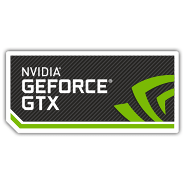 Pegatinas: NVIDIA GeForce GTX 2.0