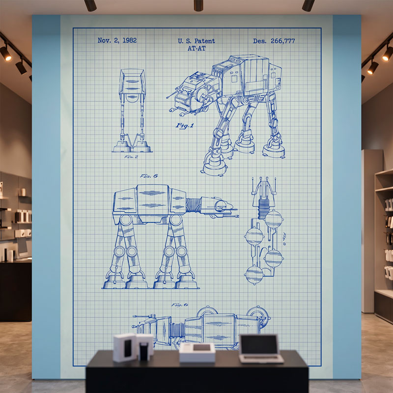 AT-AT patente blanca 5/6