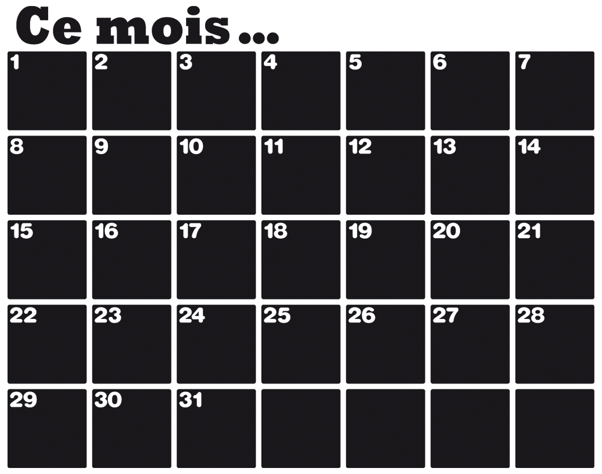 Vinilos Decorativos: Pizarra Calendario Organizador francés 0