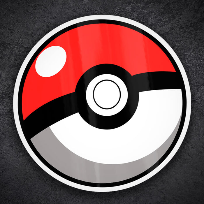 Pegatinas: Pokeball clásica Pokémon