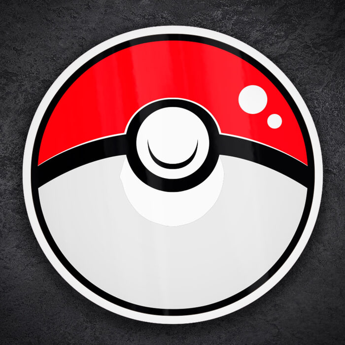 Pegatinas: Pokeball moderna Pokémon