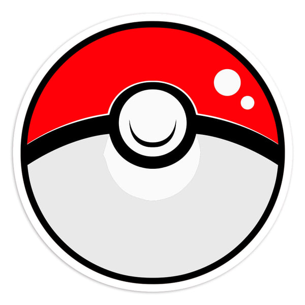 Pegatinas: Pokeball moderna Pokémon