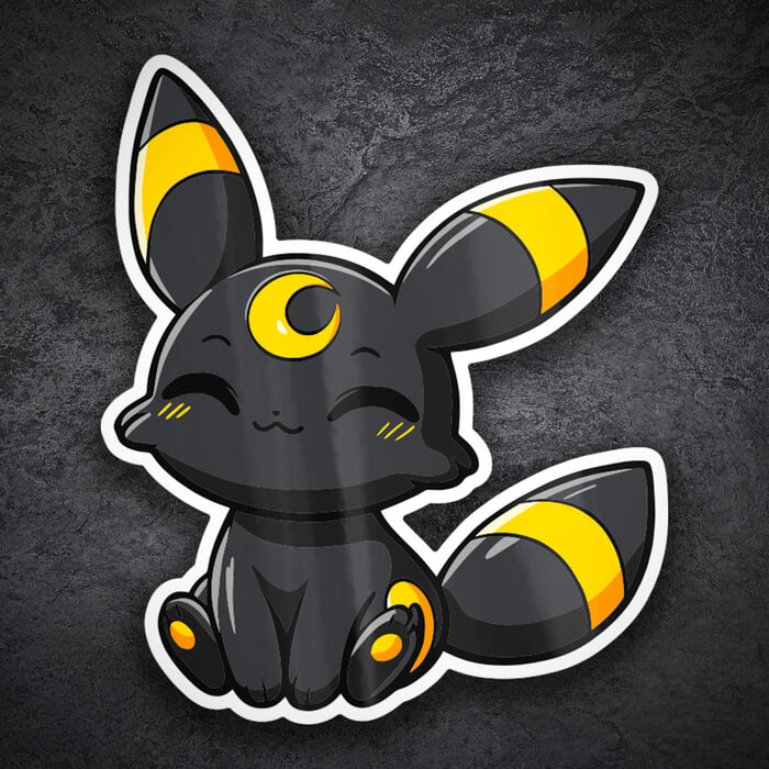Pegatinas: Umbreon Chibi Pokémon