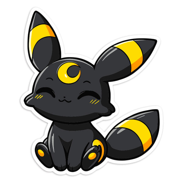 Pegatinas: Umbreon Chibi Pokémon