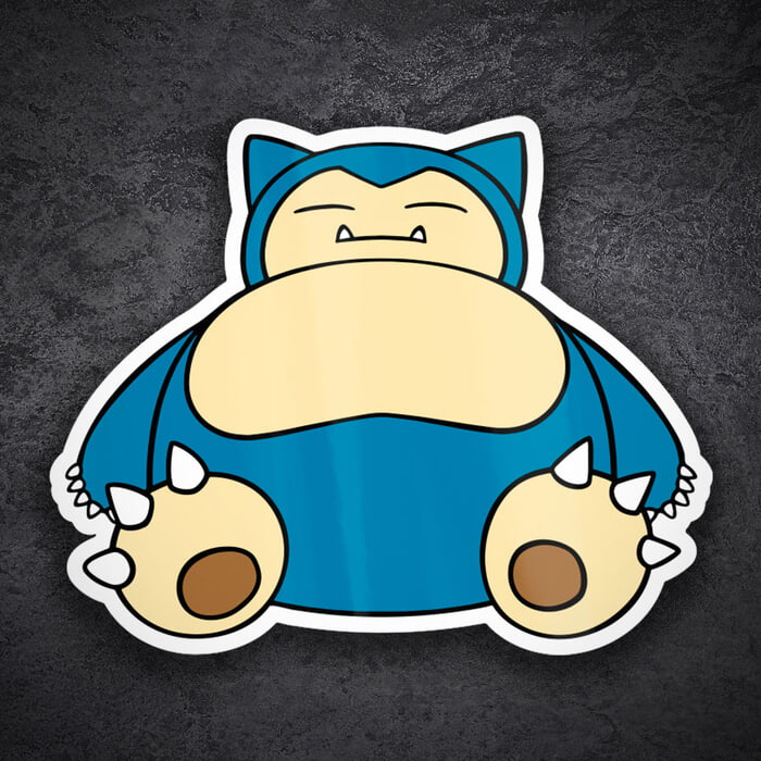 Pegatinas: Snorlax Pokémon