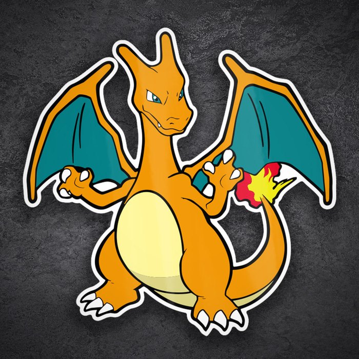 Pegatinas: Charizard Imponente Clásico