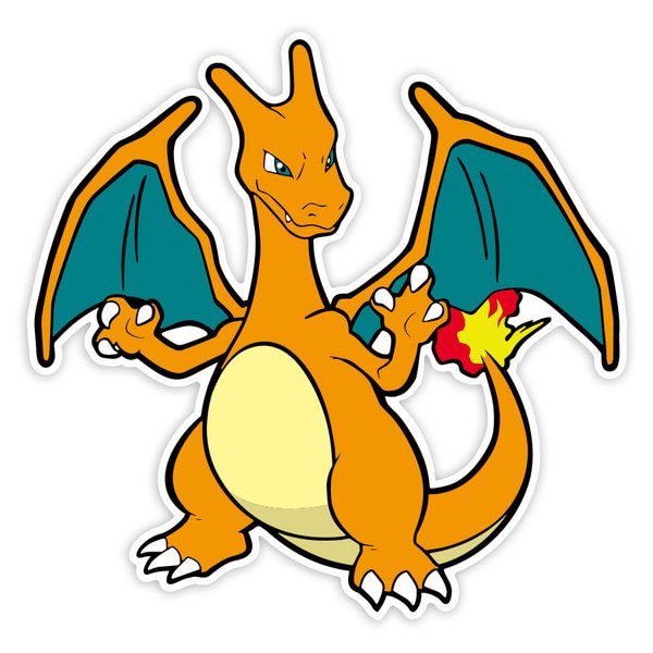 Pegatinas: Charizard Imponente Clásico
