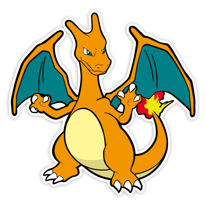 Pegatinas: Charizard Imponente Clásico