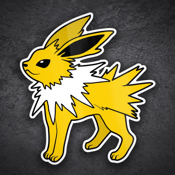 Pegatinas: Jolteon Clásico Electrizante