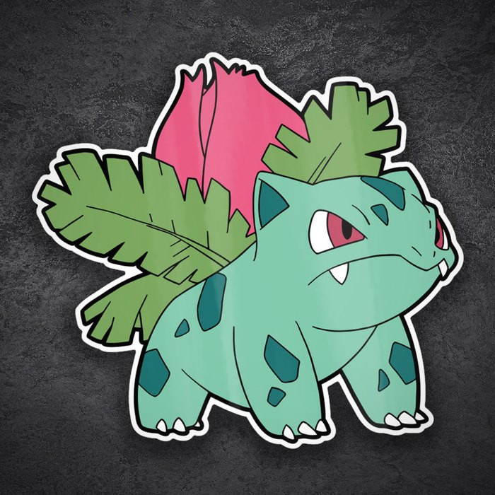 Pegatinas: Ivysaur Clásico Evolutivo
