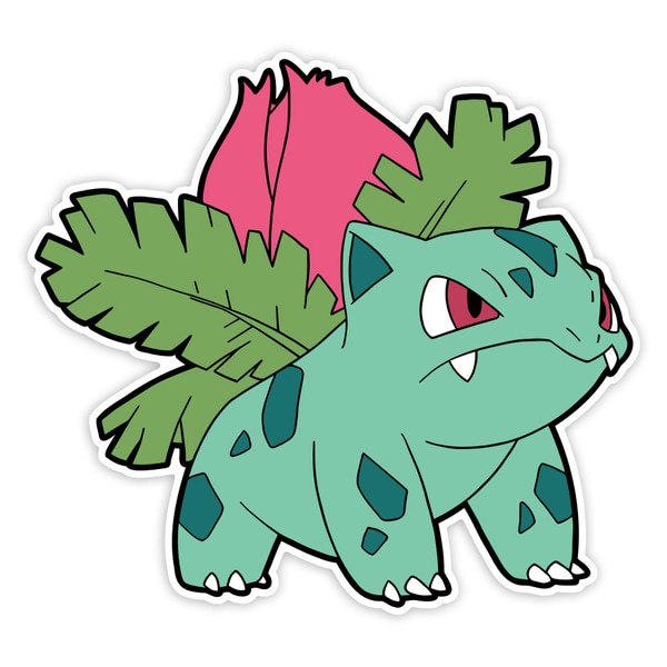 Pegatinas: Ivysaur Clásico Evolutivo