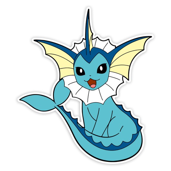 Pegatinas: Vaporeon Clásico Acuático
