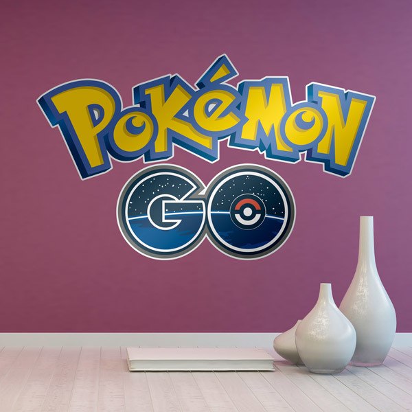 Vinilos Infantiles: Pokémon GO logo 2016