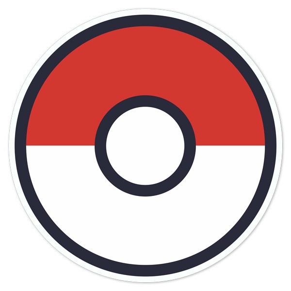 Pegatinas: Poké Ball - Pokémon