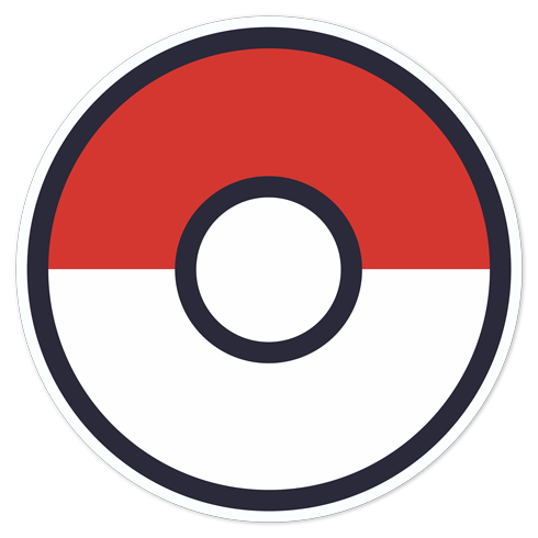 Pegatinas: Poké Ball - Pokémon