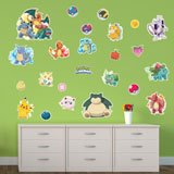 Vinilos Infantiles: Set 24X Pokemon Gotta Catch'em all 4