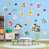 Vinilos Infantiles: Set 24X Pokemon Gotta Catch'em all 5