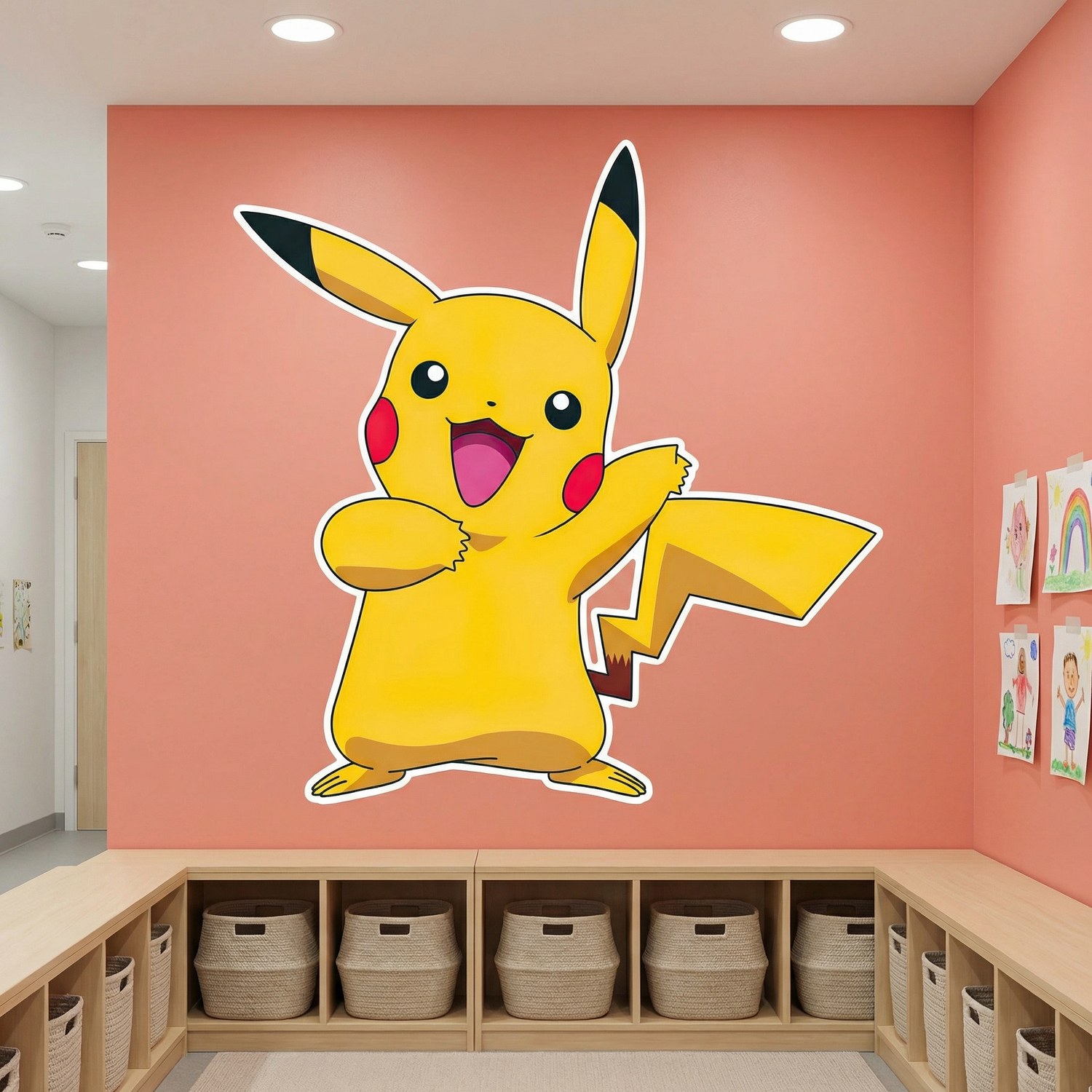 Vinilos Infantiles: Pikachu
