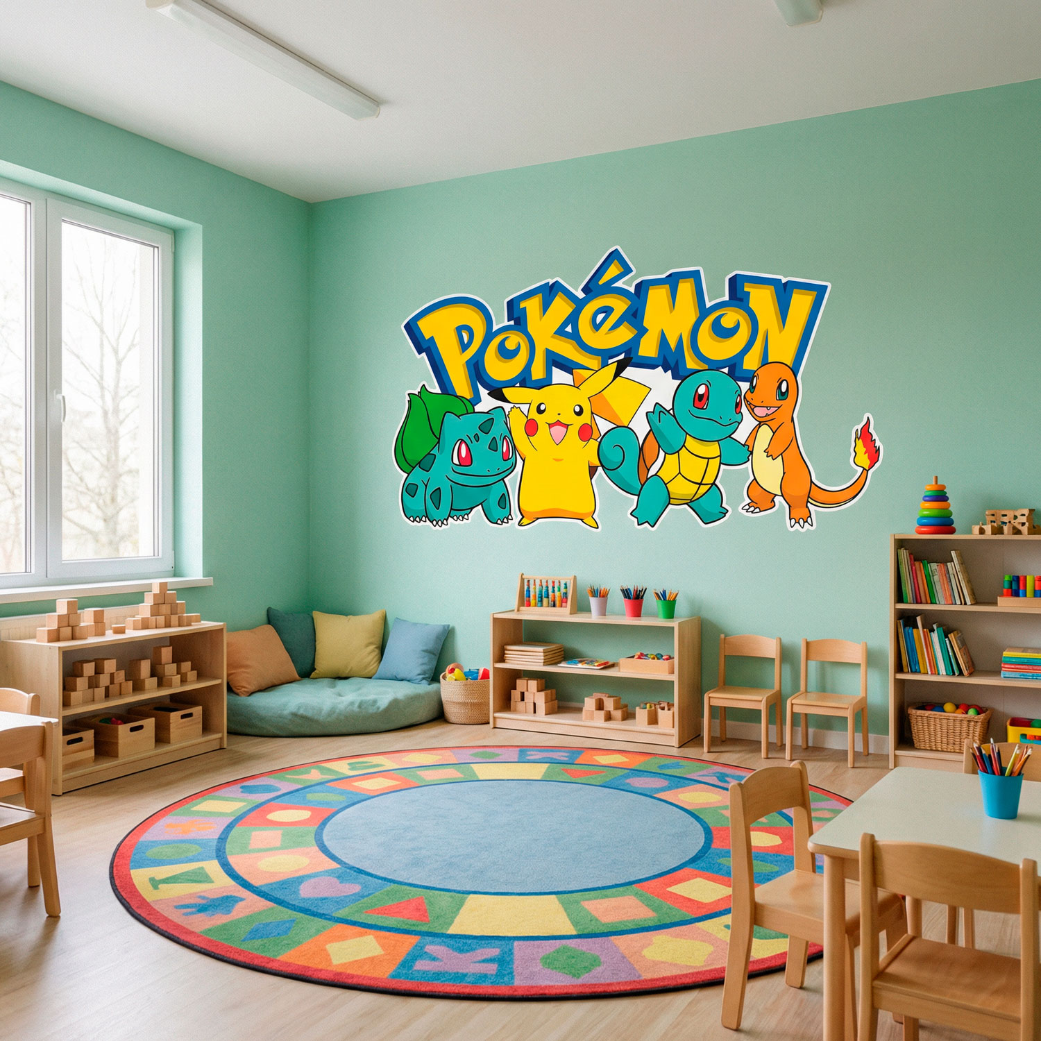 Vinilos Infantiles: Pikachu y amigos Pok&eacute;mon