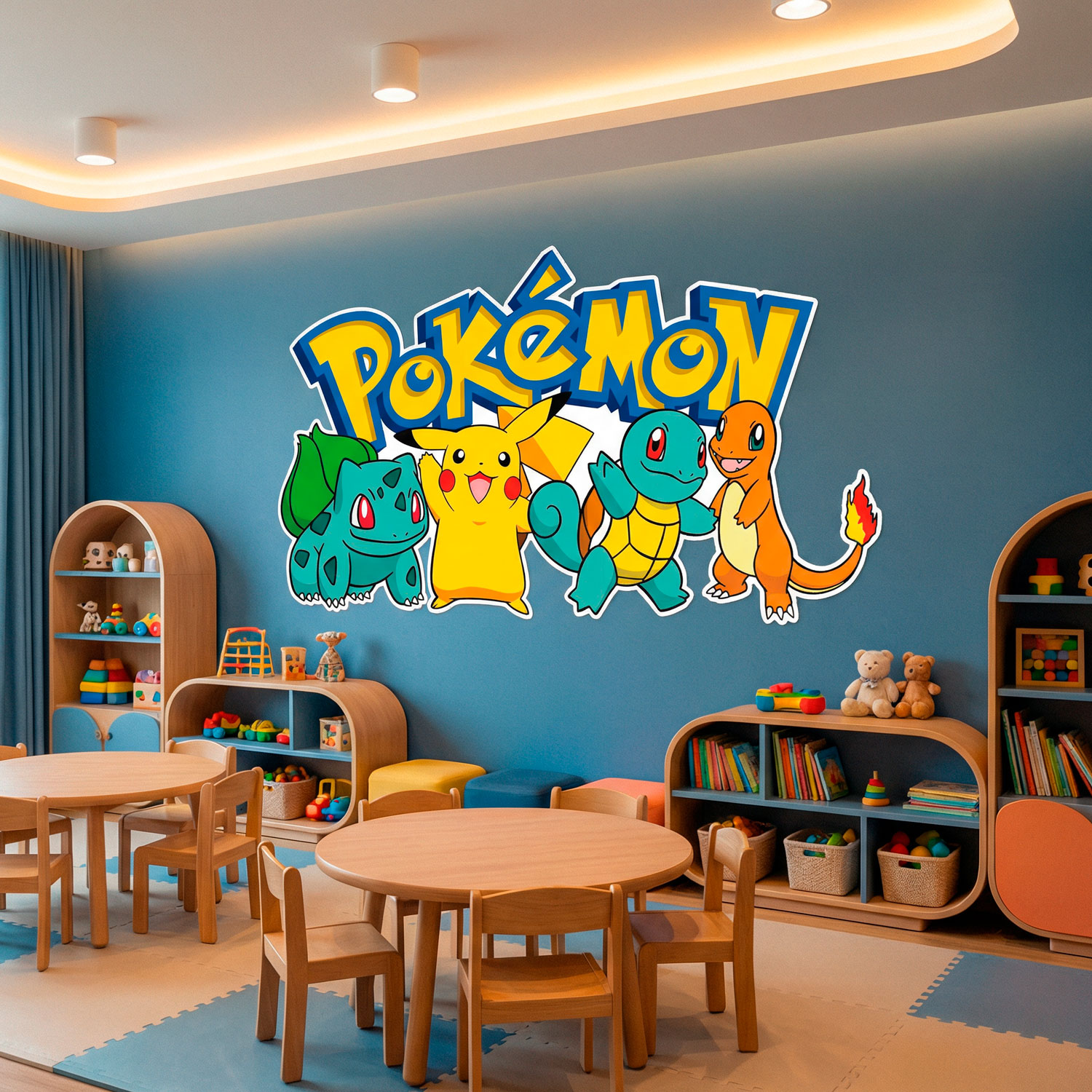 Vinilos Infantiles: Pikachu y amigos Pok&eacute;mon