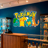 Vinilos Infantiles: Pikachu y amigos Pok&eacute;mon 16