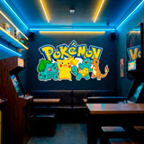 Vinilos Infantiles: Pikachu y amigos Pok&eacute;mon 17