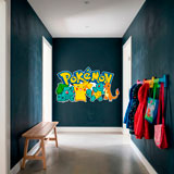 Vinilos Infantiles: Pikachu y amigos Pok&eacute;mon 21