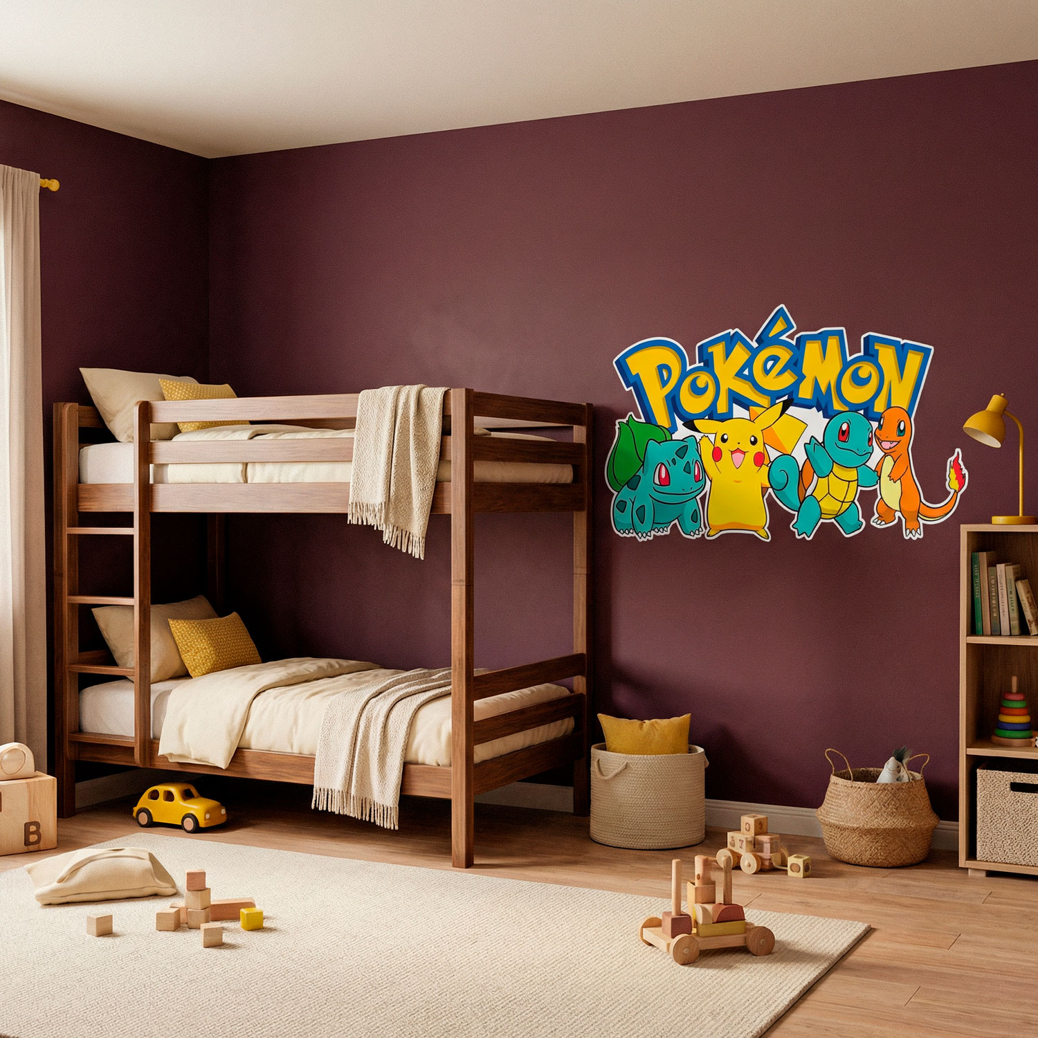 Vinilos Infantiles: Pikachu y amigos Pok&eacute;mon