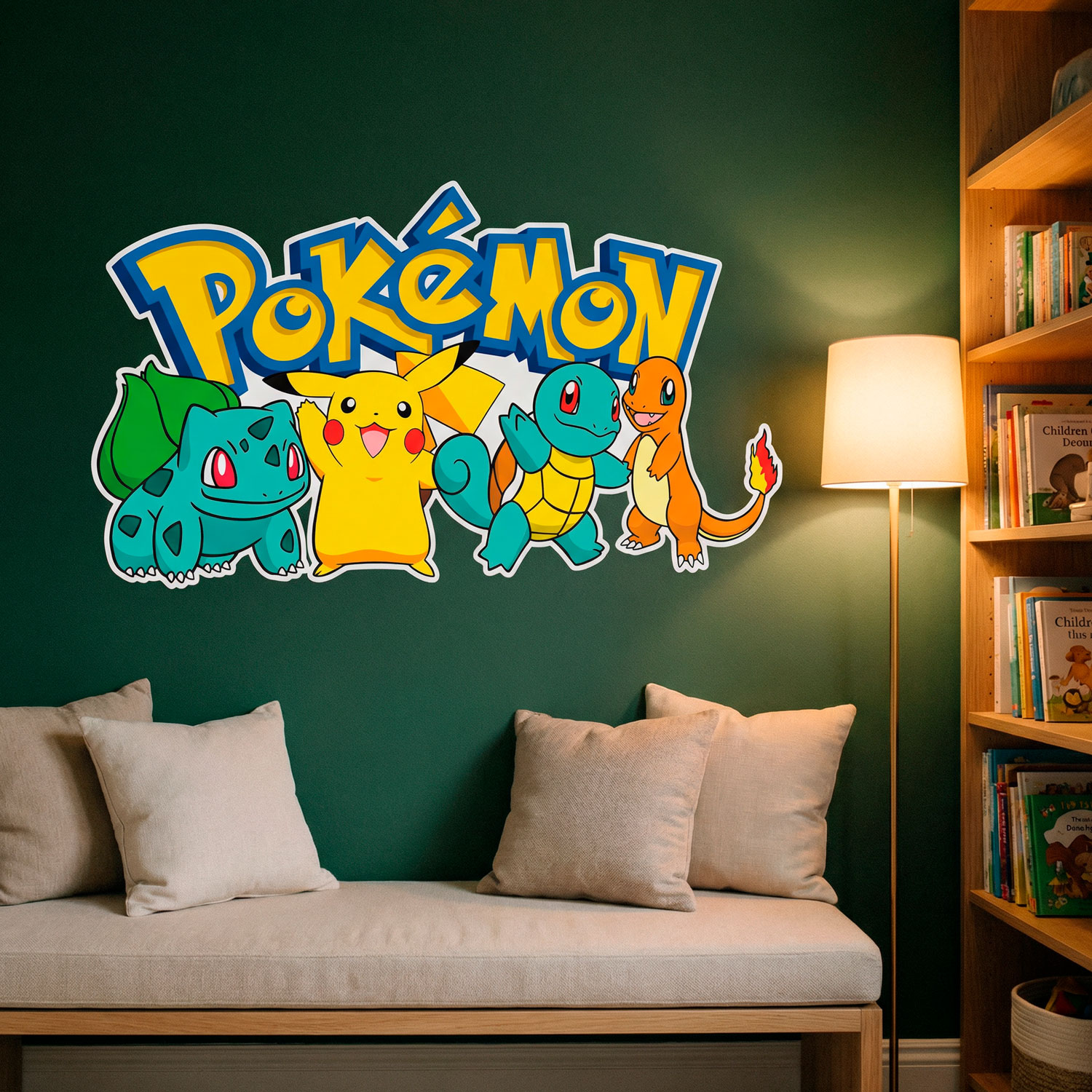 Vinilos Infantiles: Pikachu y amigos Pok&eacute;mon