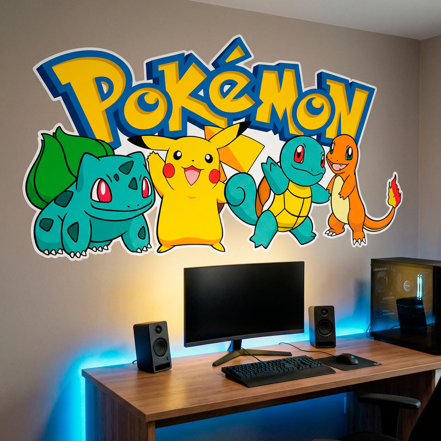 Vinilos Infantiles: Pikachu y amigos Pok&eacute;mon