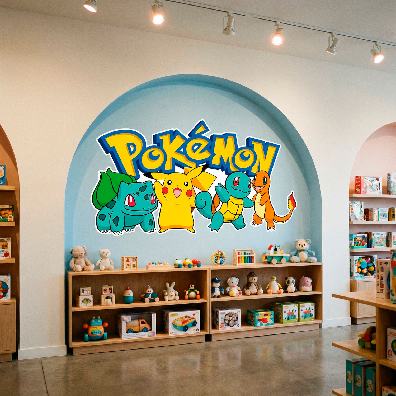 Vinilos Infantiles: Pikachu y amigos Pok&eacute;mon