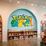 Vinilos Infantiles: Pikachu y amigos Pok&eacute;mon 10