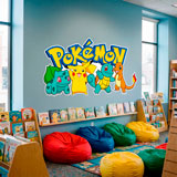 Vinilos Infantiles: Pikachu y amigos Pok&eacute;mon 11