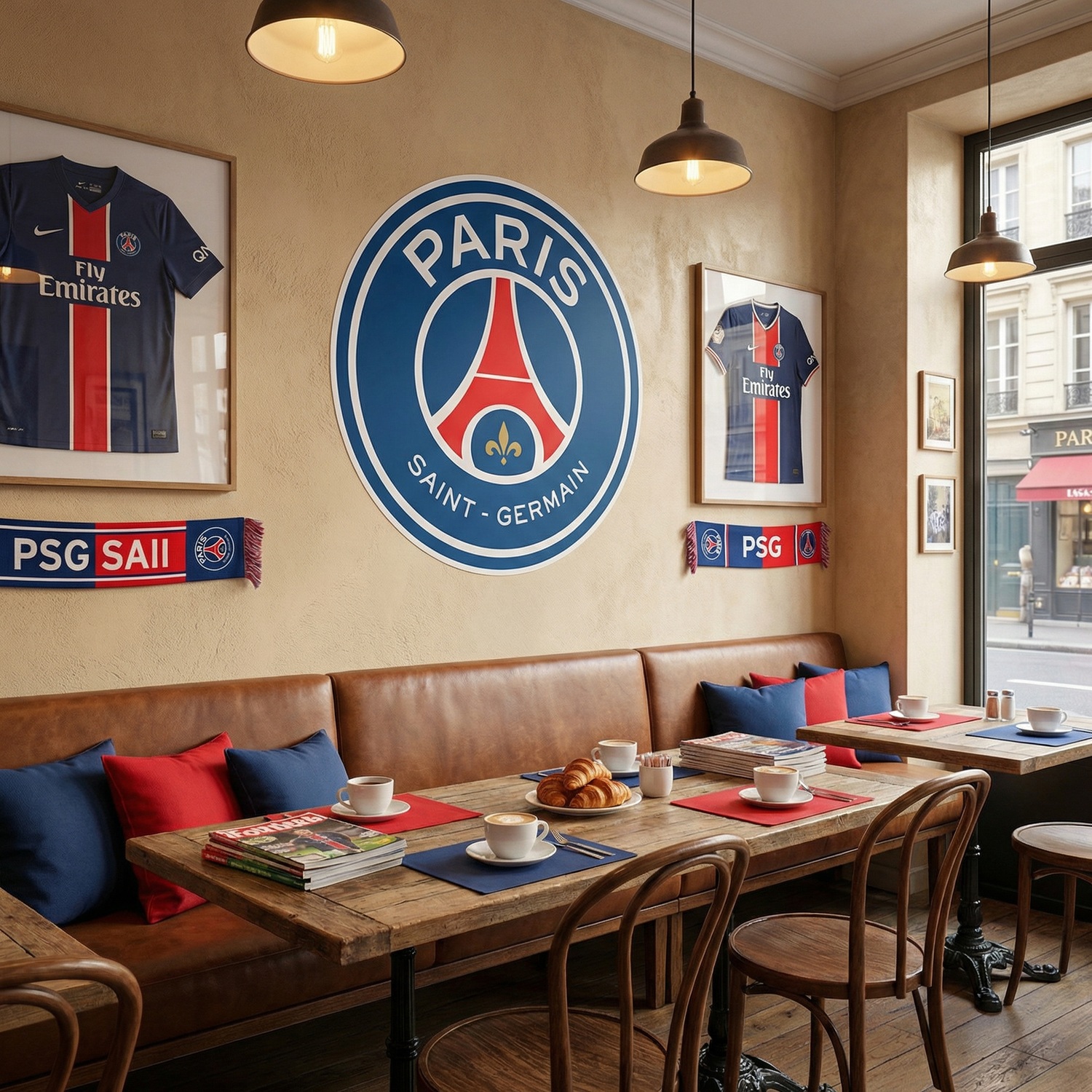 Vinilos Decorativos: Escudo Paris Saint Germain