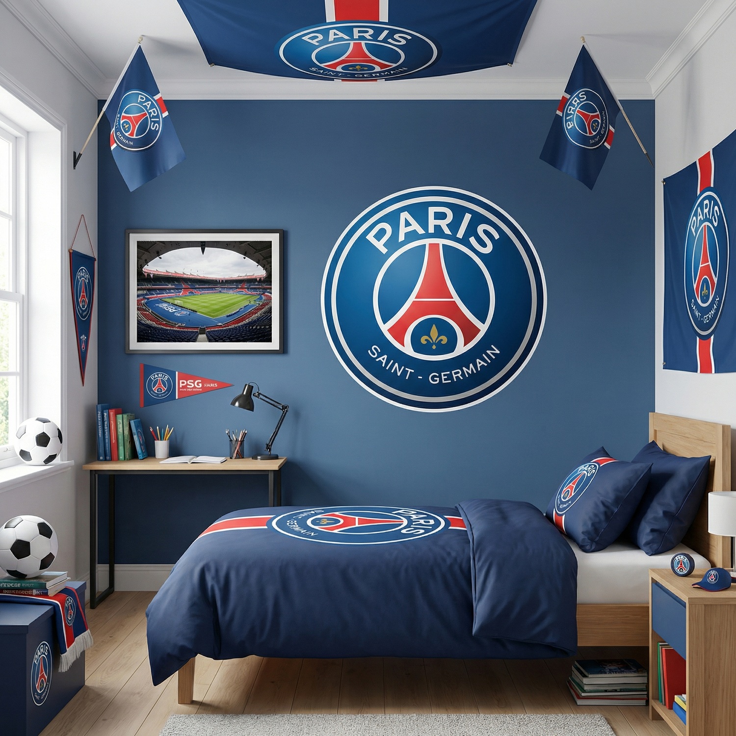 Vinilos Decorativos: Escudo Paris Saint Germain