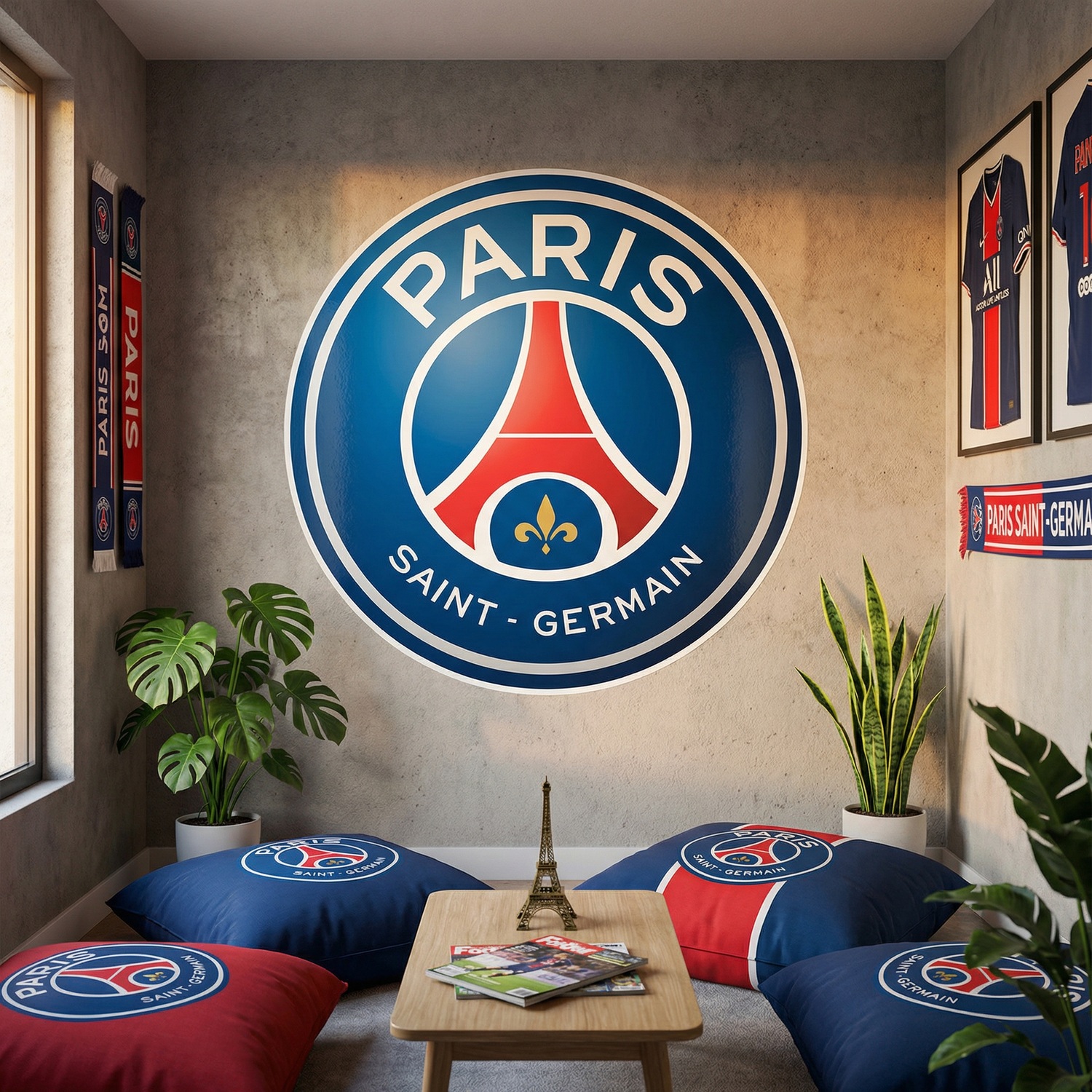 Vinilos Decorativos: Escudo Paris Saint Germain